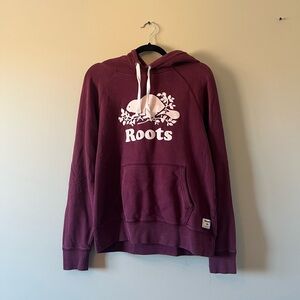 Roots Burgundy Hoodie